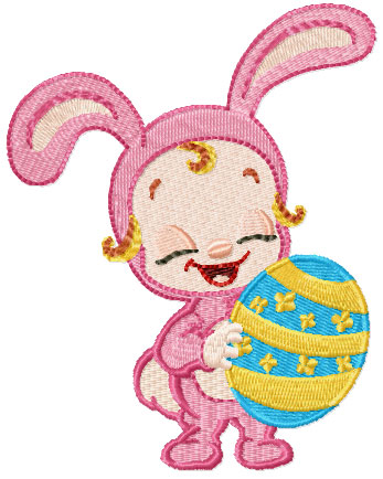 Baby Bunny Free Embroidery Design