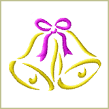 Bells Embroidery Design