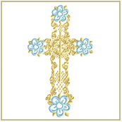 Easter Cross Embroidery Design Embroidery Design