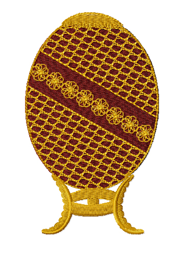 Faberge Egg Free Embroidery Design