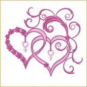 Forever Hearts Embroidery Design