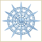 Snowflake Lace Embroidery Design