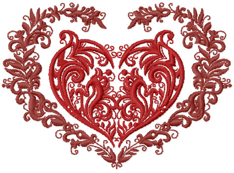 Free on Designs  Valentine Heart  Abc Free Machine Embroidery Designs Com